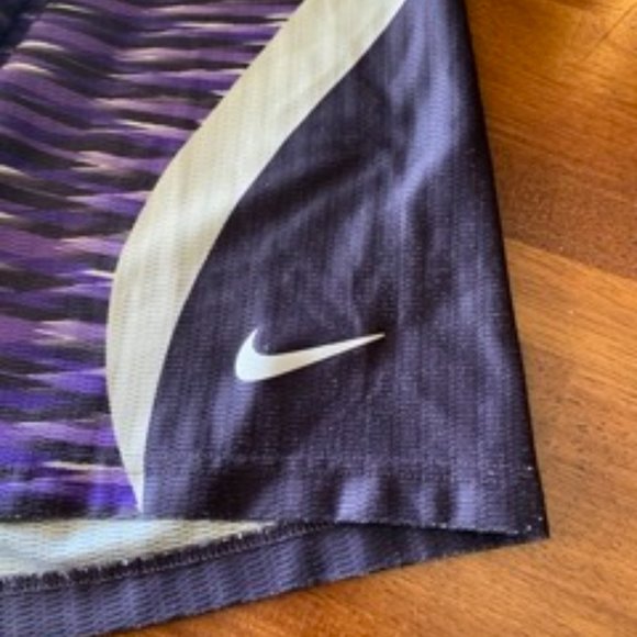 Dri Fit Nike Long Purple Design Kevin Durant Shorts in size Large - Picture 5 of 7